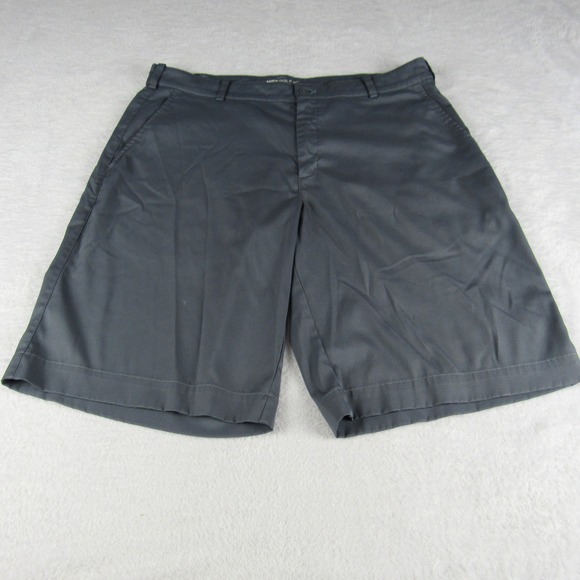 Nike Golf Other - Nike Golf Shorts Mens 34 Gray Dri-FIT Flat Front Performance Athletic